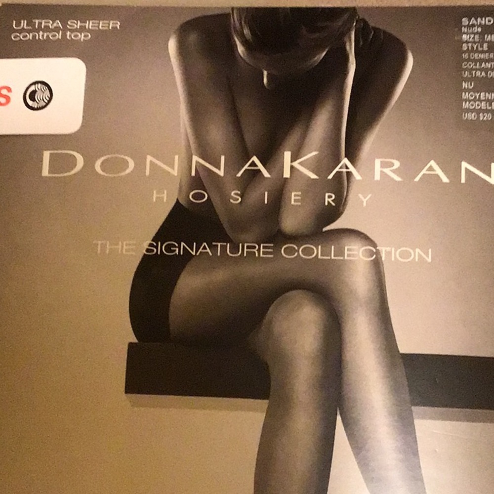 New 6 Donna Karen Hosieries 4 Nude one Black